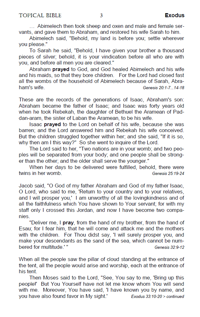 The Pray Chapter from the "Sola Scriptura Topical Bible - Top 20 Spiritual Symbols".