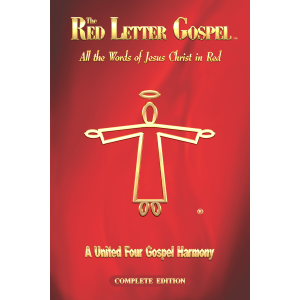 The cover of "The Red Letter Gospel" Complete Edition.