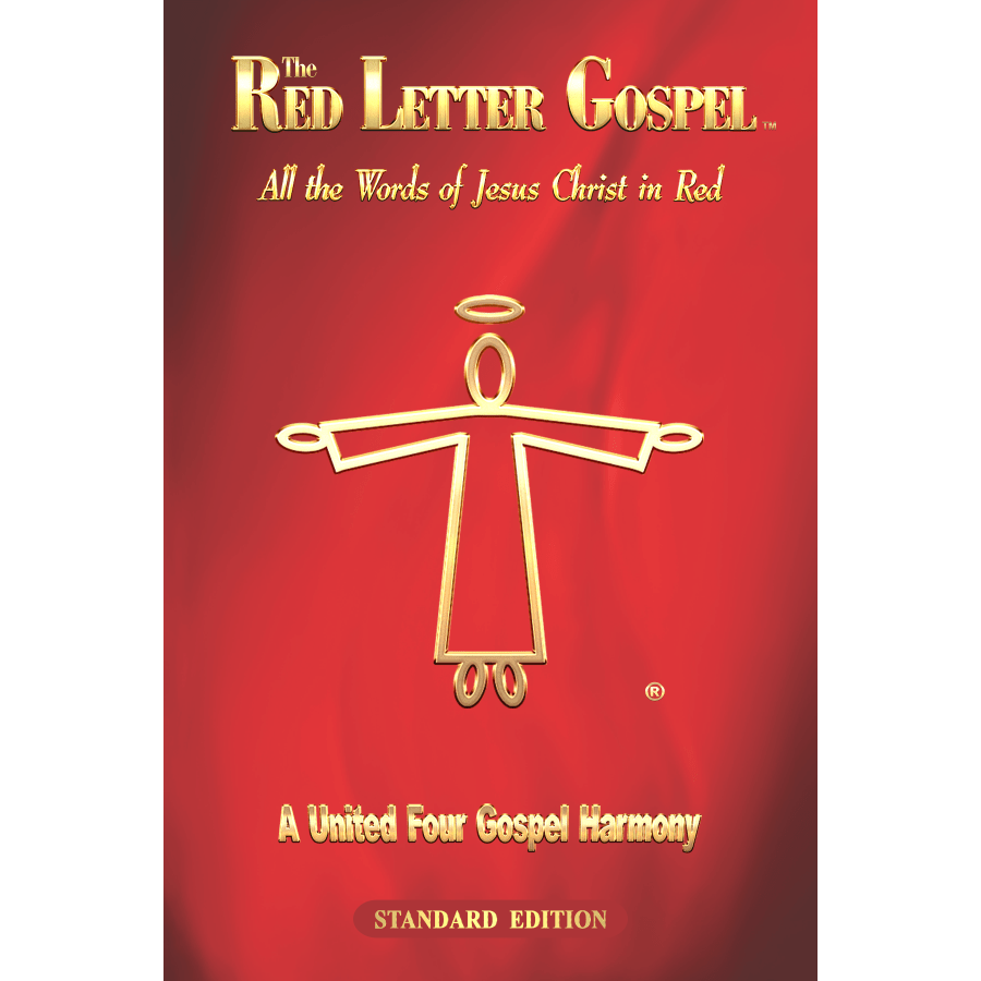 The cover of "The Red Letter Gospel" Standard Edition.