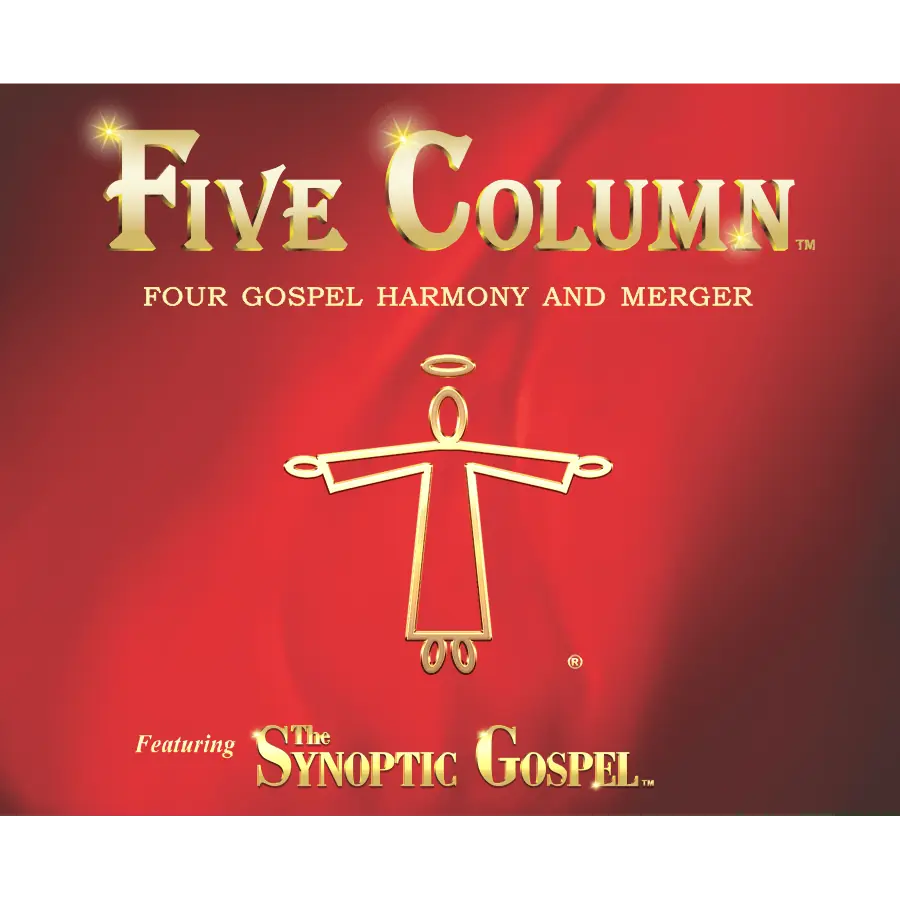 The cover of the "FIVE COLUMN: The Synoptic Gospel - Word-For-Word Edition".