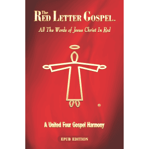 The cover of "The Red Letter Gospel" ePub Edition.