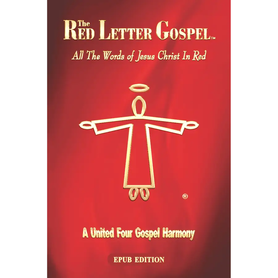 The cover of "The Red Letter Gospel" ePub Edition.
