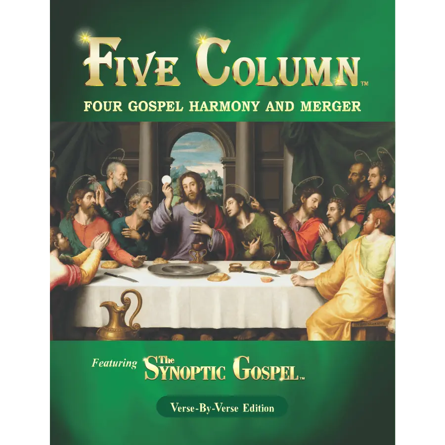The Cover of "FIVE COLUMN: The Synoptic Gospel" - Verse-By-Verse Edition.