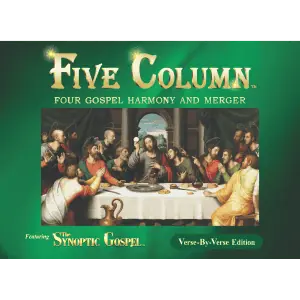 The Cover of "FIVE COLUMN: The Synoptic Gospel" - Verse-By-Verse PDF Edition.