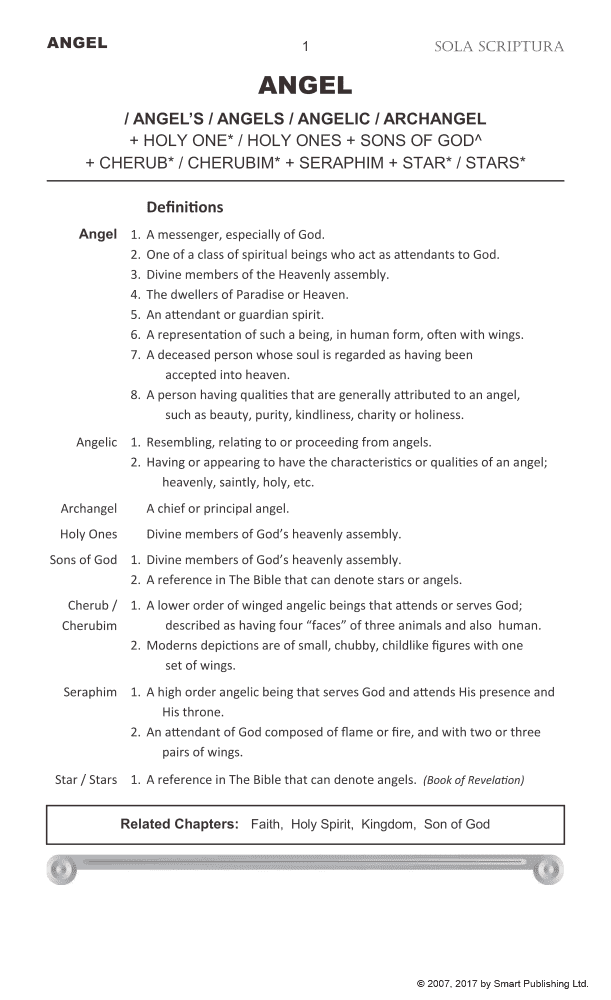 Sola Scriptura - Top 20 Symbols - Angels 1