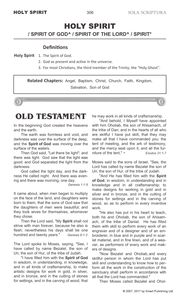 Sola Scriptura - Top 20 Symbols - The Holy Spirit