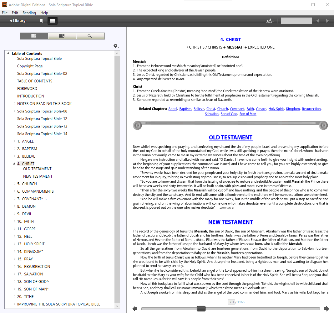 Sola Scriptura Topical Bible: Top 20 Spiritual Symbols ePub - Christ.
